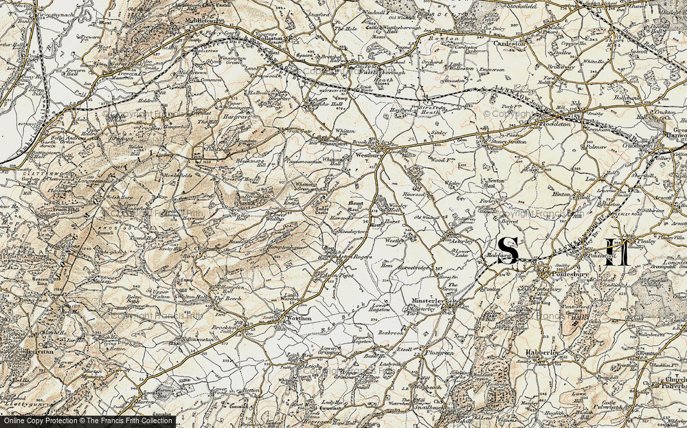 Old Map of Mondaytown, 1902 in 1902