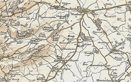 Old map of Mondaytown in 1902