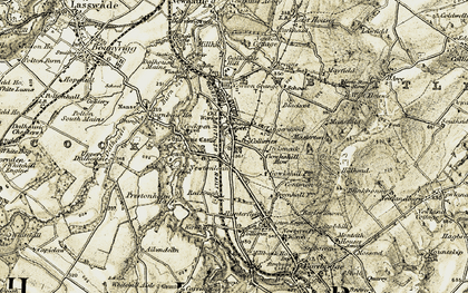 Old map of Lingerwood in 1903-1904