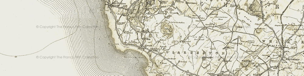 Old map of Larroch in 1905