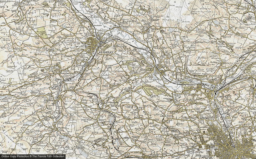 Old Map of Moor Edge, 1903-1904 in 1903-1904