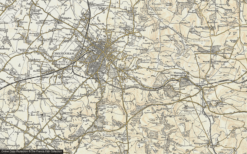 Old Map of Moor End, 1898-1900 in 1898-1900