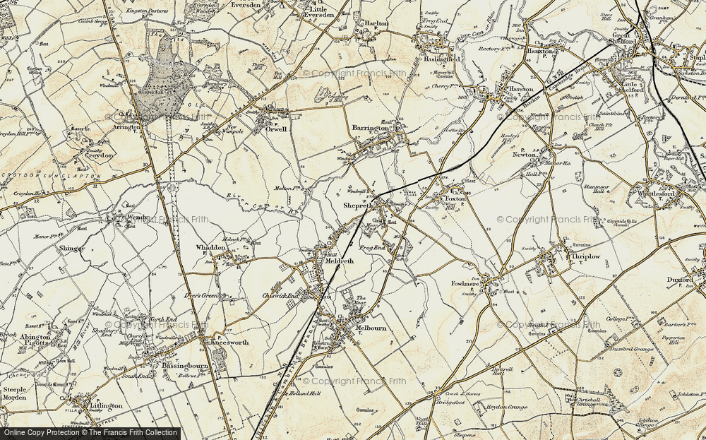 Old Map of Moor End, 1899-1901 in 1899-1901