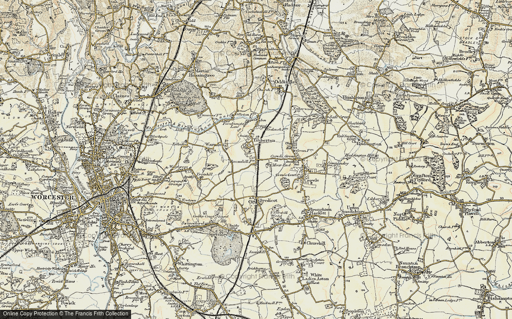 Old Map of Moor End, 1899-1902 in 1899-1902