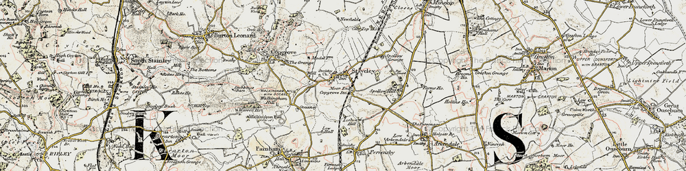 Old map of Loftus Hill in 1903-1904