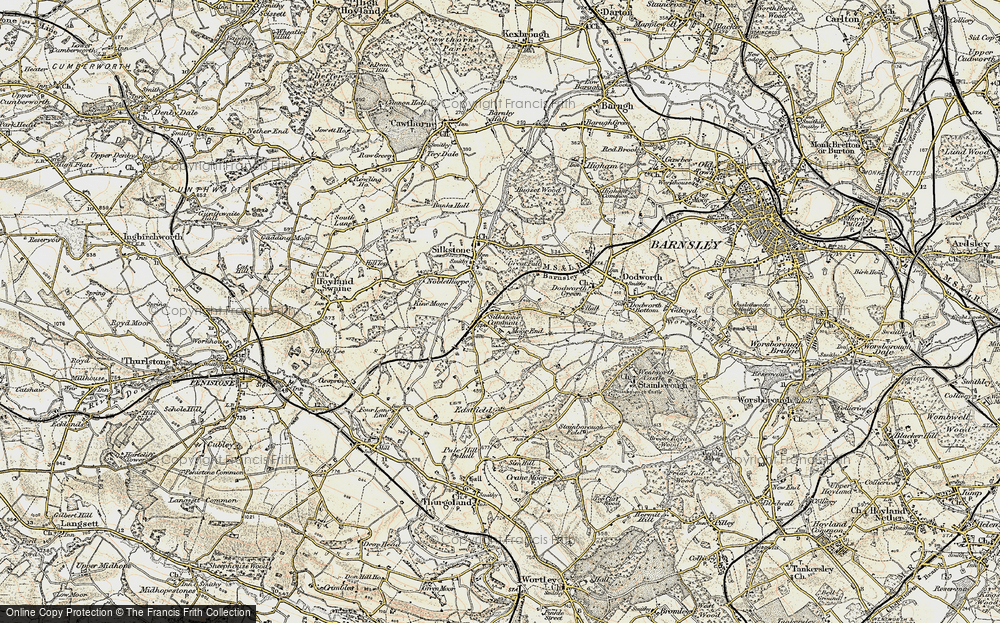 Old Map of Moor End, 1903 in 1903