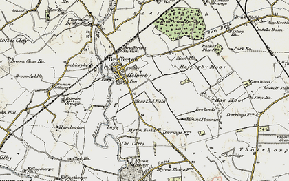 Old map of Brafferton Spring Wood in 1903-1904