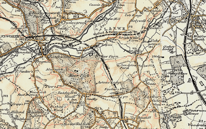 Old map of Tolpits Ho in 1897-1898