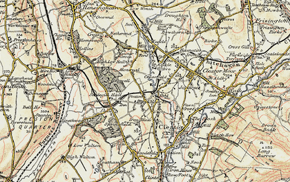 Old map of Moor Row in 1901-1904
