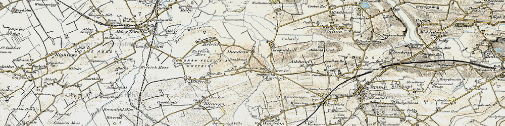 Old map of Moor Row in 1901-1904