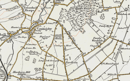 Old map of Black Holt in 1902-1903