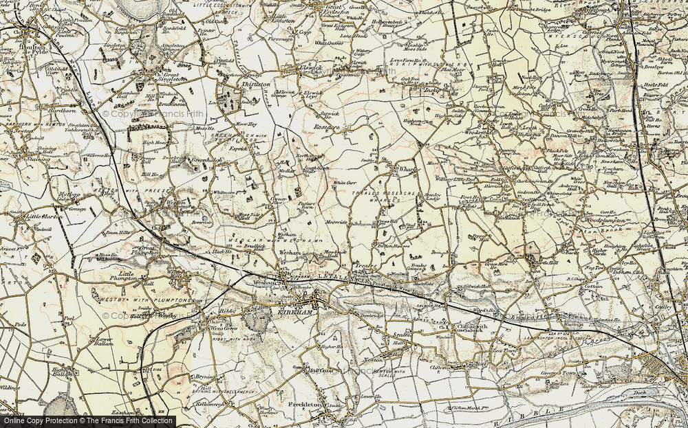 Old Map of Moor Side, 1903-1904 in 1903-1904