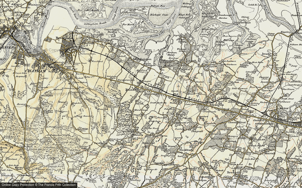 Old Map of Moor Street, 1897-1898 in 1897-1898