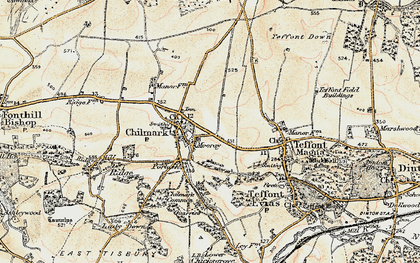 Old map of Mooray in 1897-1899