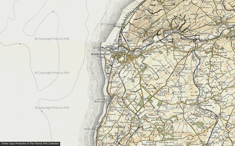 Old Map of Moorclose, 1901-1904 in 1901-1904
