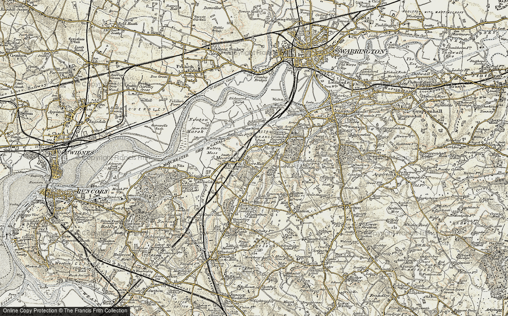 Old Map of Moore, 1902-1903 in 1902-1903