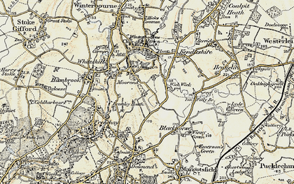Old map of Moorend in 1899
