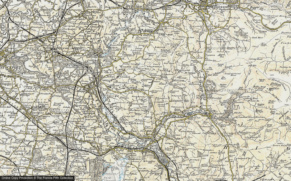 Old Map of Moorend, 1903 in 1903