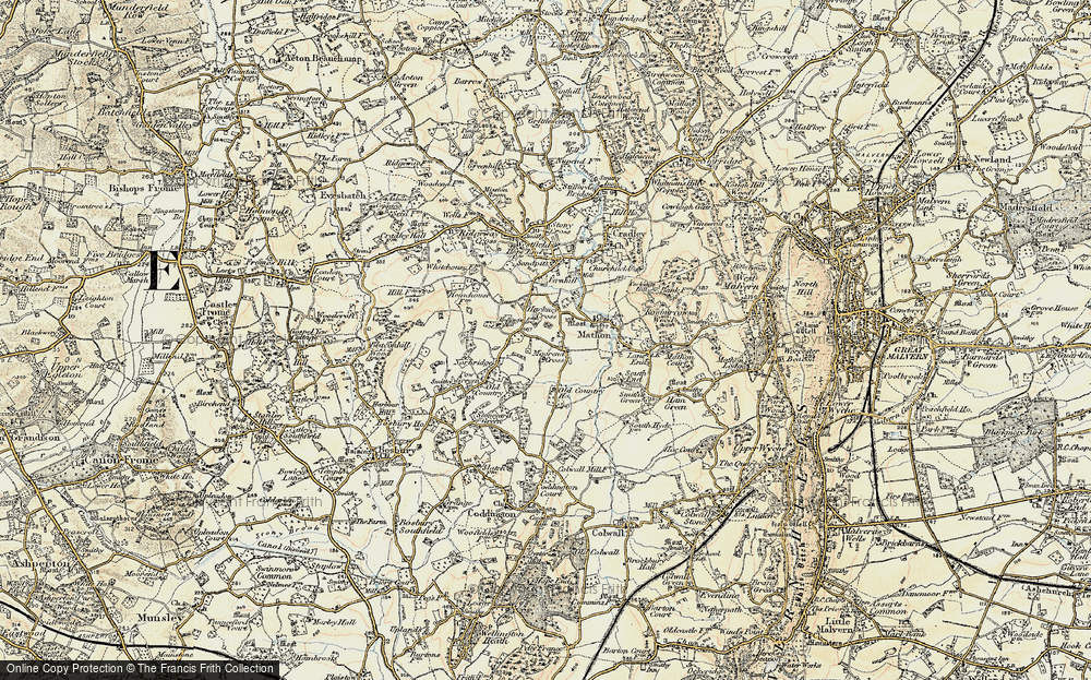 Old Map of Moorend Cross, 1899-1901 in 1899-1901