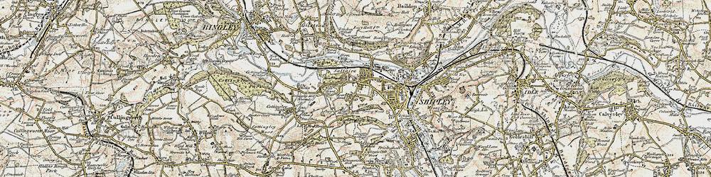 Old map of Moorhead in 1903-1904