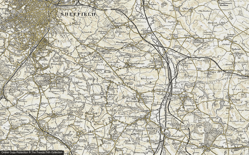 Old Map of Moorhole, 1902-1903 in 1902-1903