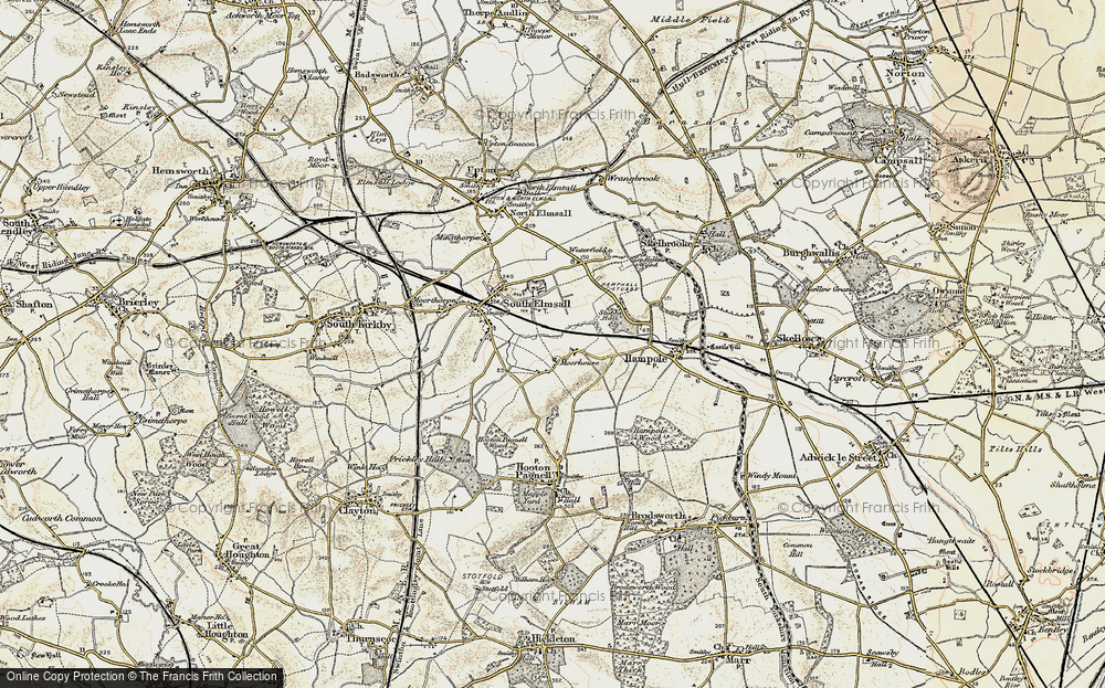 Old Map of Moorhouse, 1903 in 1903