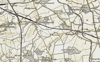 Old map of Moorhouse in 1903