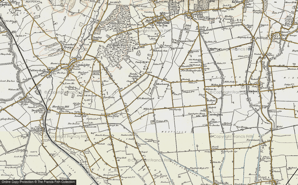 Old Map of Moorhouses, 1902-1903 in 1902-1903