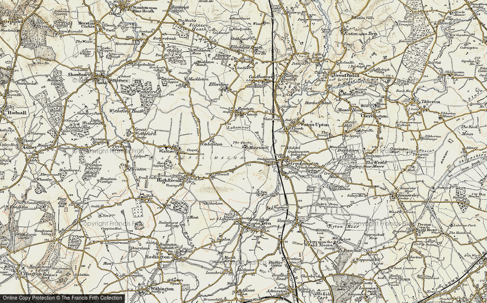Old Map of Moortown, 1902 in 1902