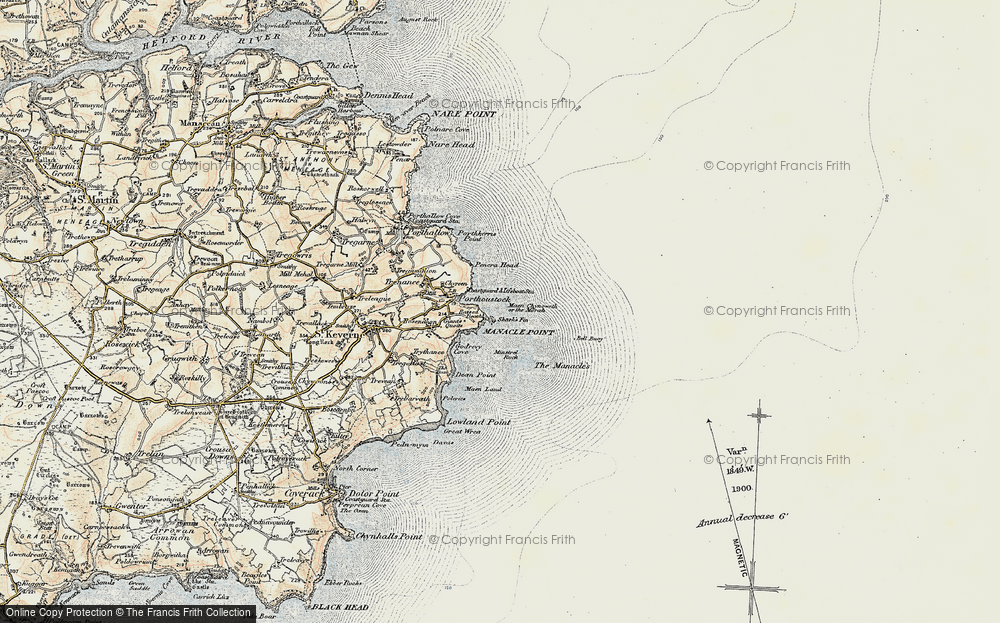 Old Map of Morah, 1900 in 1900