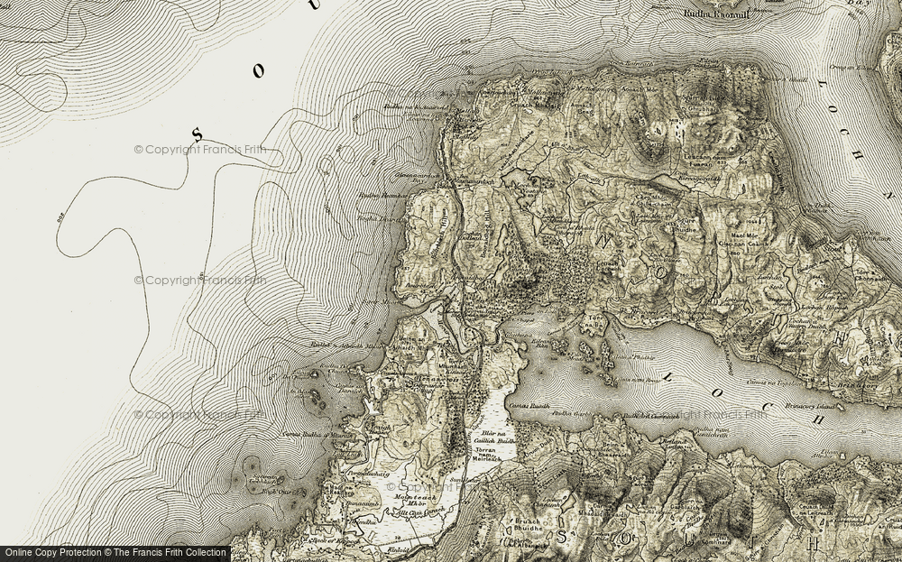 Old Map of Morar, 1906-1908 in 1906-1908