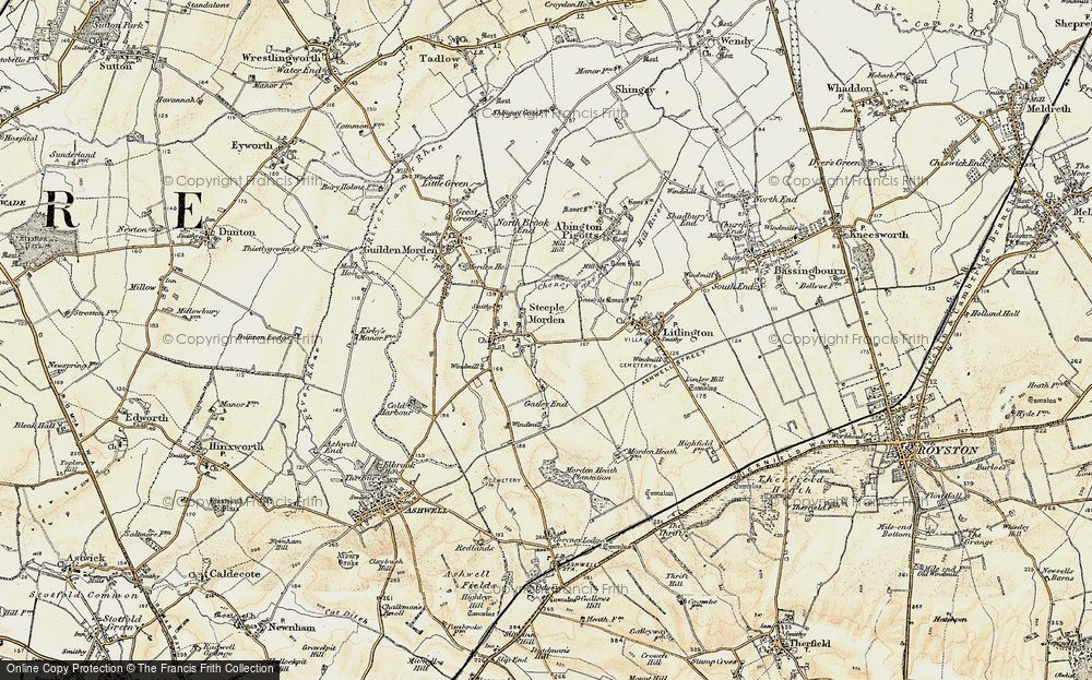 Old Map of Morden Green, 1898-1901 in 1898-1901