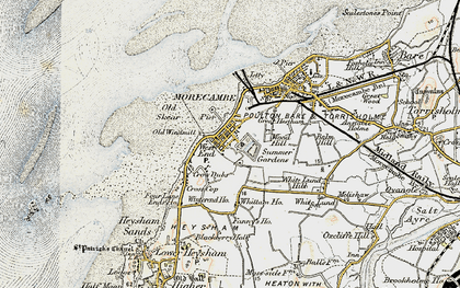 Old map of Morecambe in 1903-1904