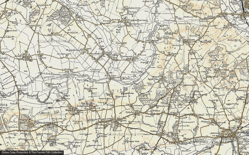 Old Map of Moreton, 1897-1899 in 1897-1899