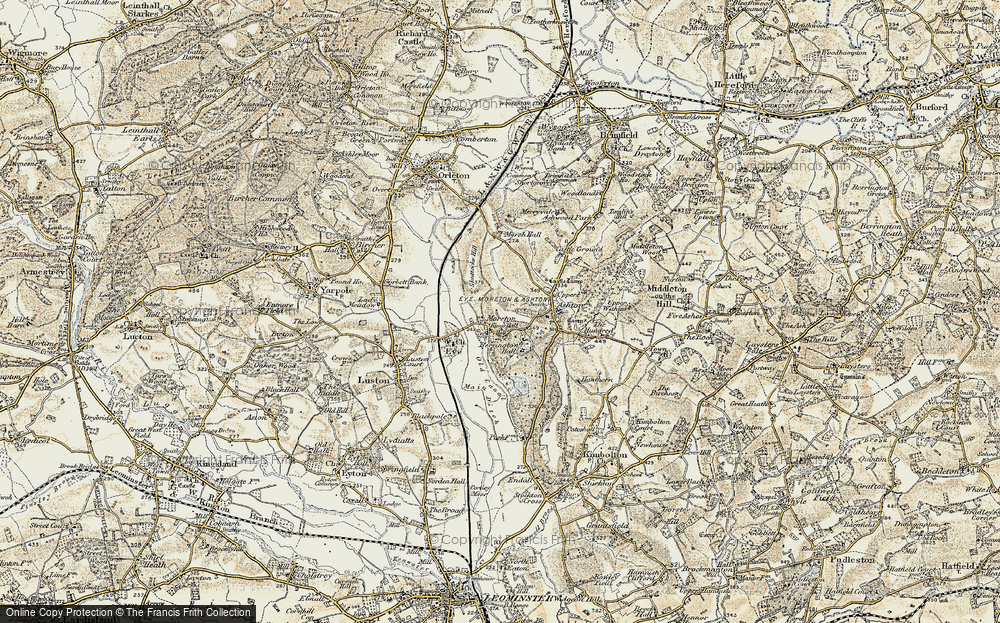 Old Map of Moreton, 1900-1902 in 1900-1902
