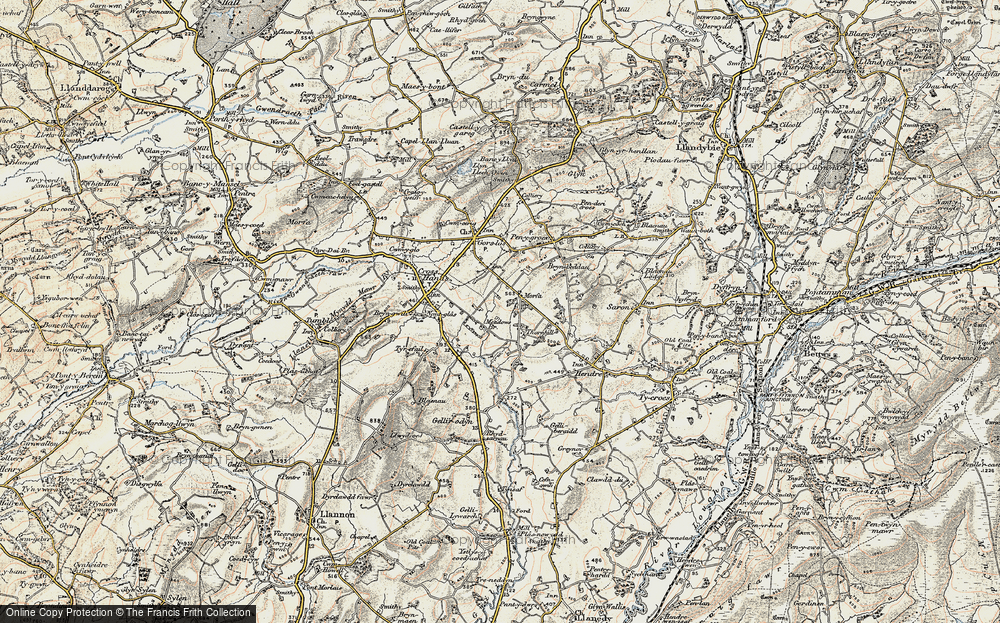 Old Map of Morfa, 1900-1901 in 1900-1901