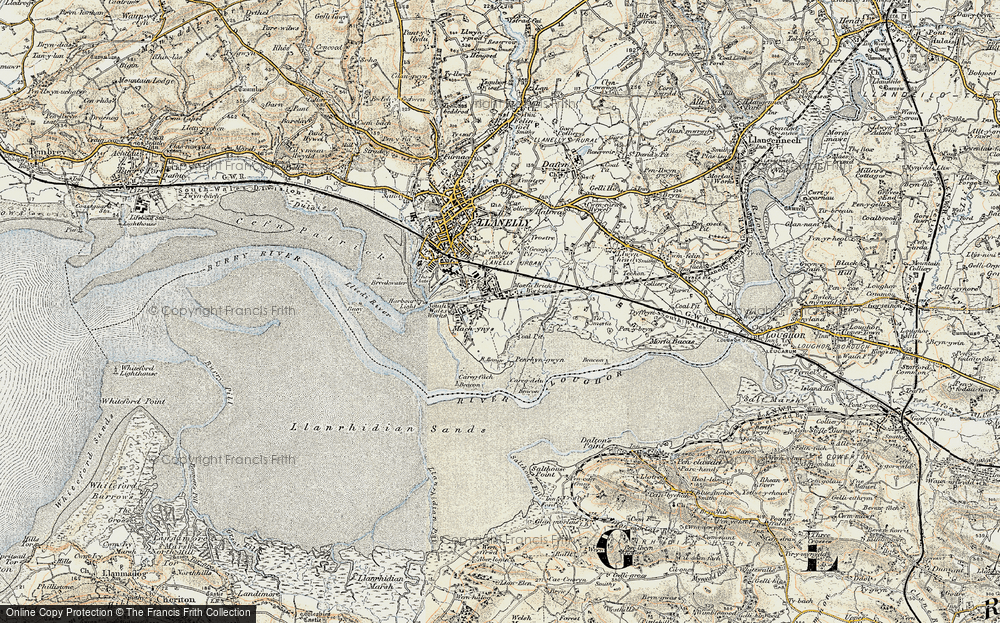 Old Map of Morfa, 1900-1901 in 1900-1901