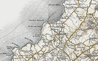 Old map of Morfa in 1903