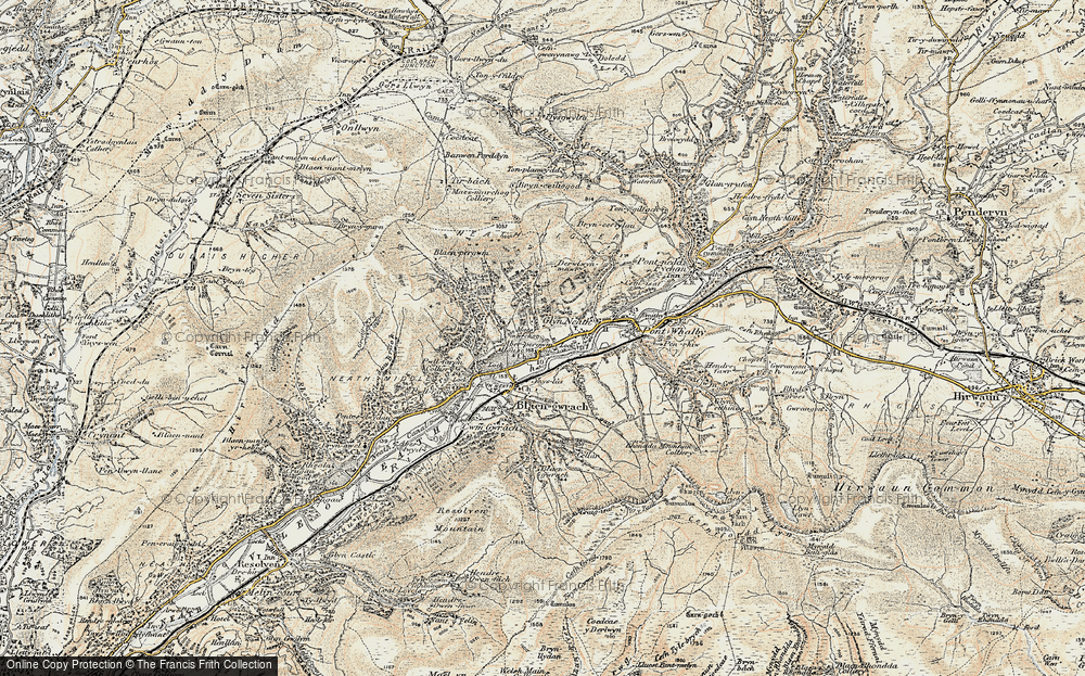 Old Map of Morfa Glas, 1900-1901 in 1900-1901