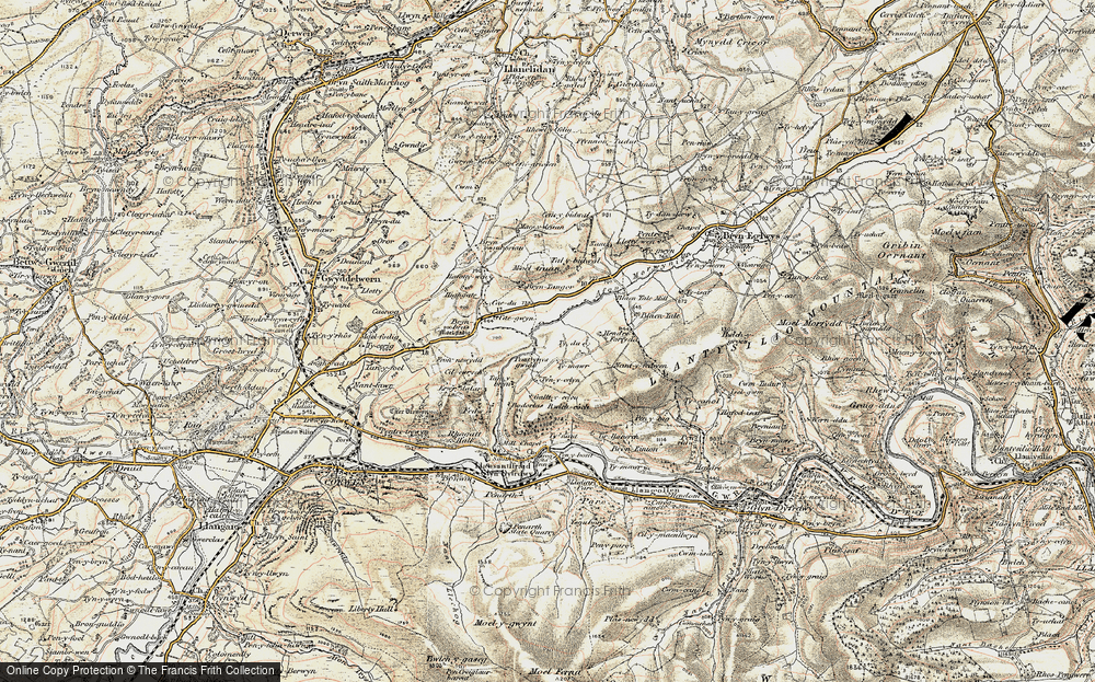 Old Map of Morfydd, 1902-1903 in 1902-1903