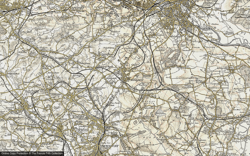 Old Map of Morley, 1903 in 1903
