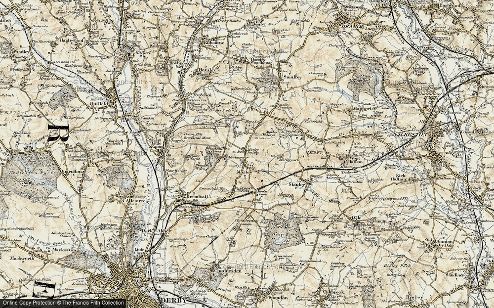 Old Map of Morley Smithy, 1902-1903 in 1902-1903
