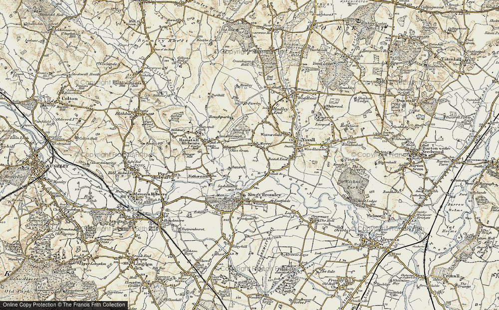 Old Map of Morrey, 1902 in 1902