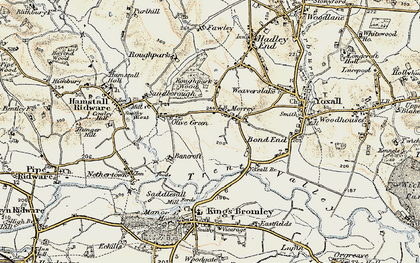 Old map of Morrey in 1902