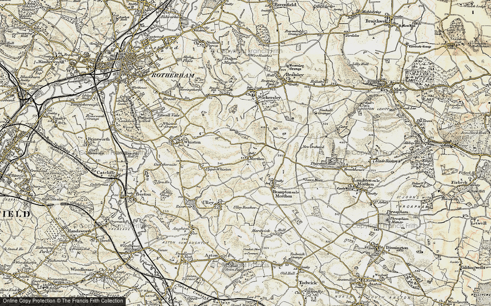 Old Map of Morthen, 1903 in 1903