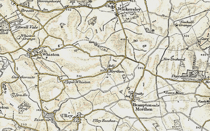 Old map of Morthen in 1903