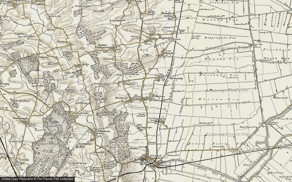 Old Map of Morton, 1901-1903 in 1901-1903