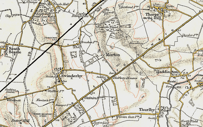 Old map of Morton in 1902-1903