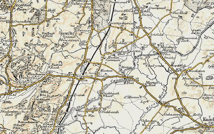 Old map of Morton in 1902