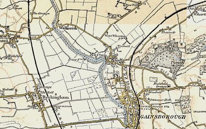 Old map of Morton in 1903